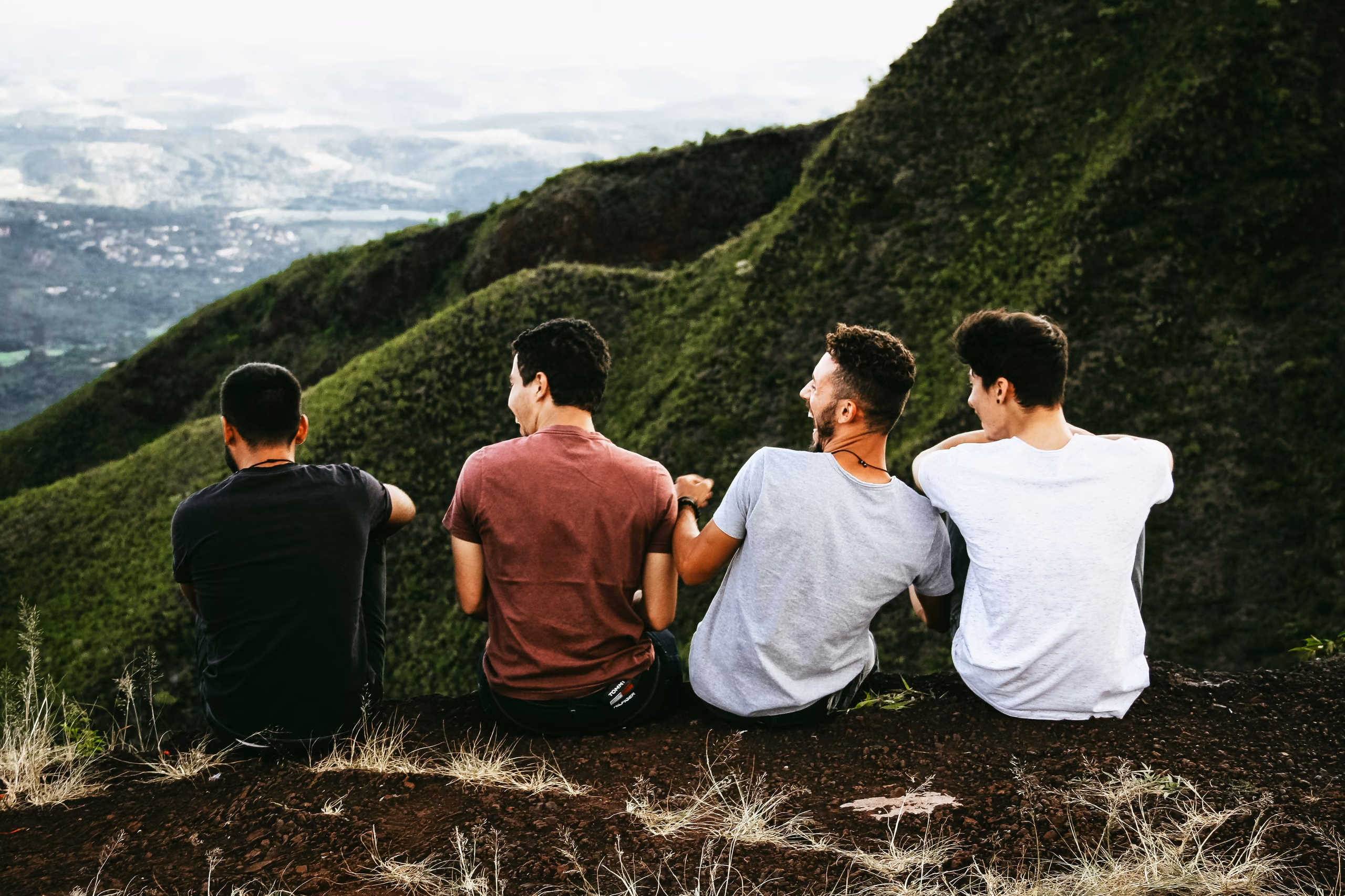 friends sitting